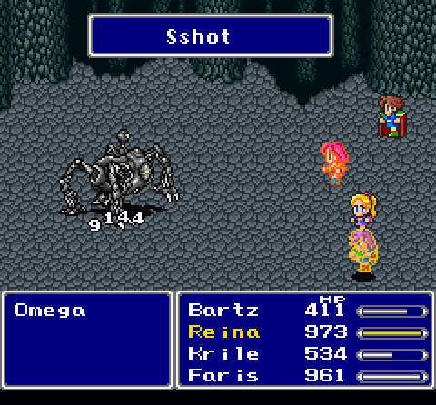 Final Fantasy V Part 40 Reina vs. Omega